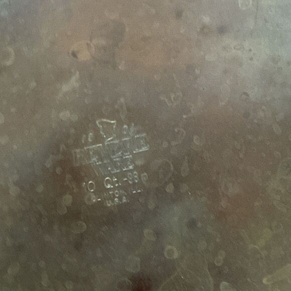 Vintage Revere Ware 1801 Stainless 10 Qt Stock Pot Copper Bottom with Lid-USA - Picture 6 of 6